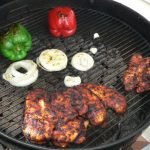 Spicy wet rub for grilled chicken fajitas
