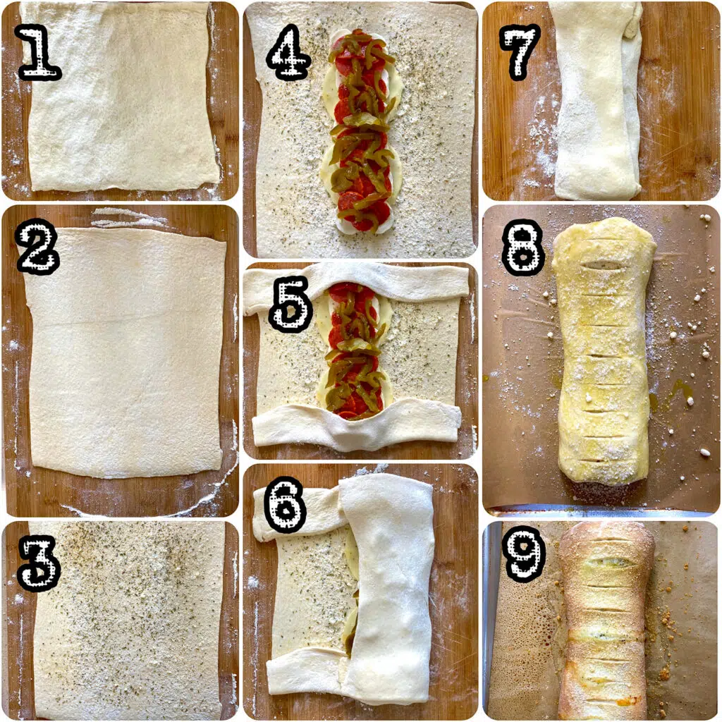 how to prepare pepperoni roll step by step
