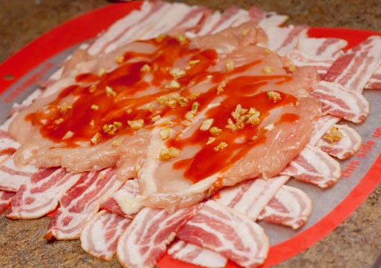 Buffalo Chicken Bacon Explosion Recipe