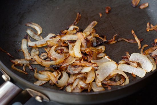 Pub Burger Recipe with sauteed onions, bacon and steak sauce - Grilling24x7