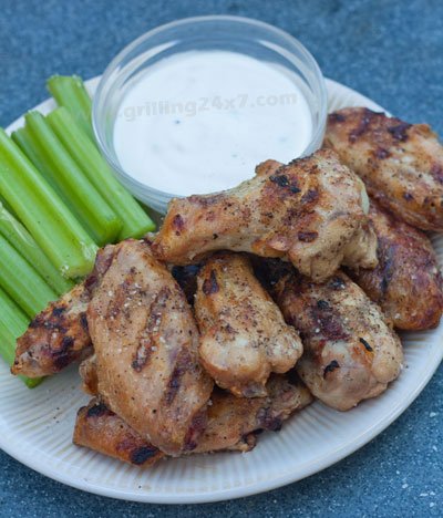 Salt and Pepper grilled chicken wings