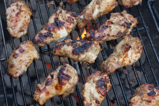 Grilled Jamaican Jerk Chicken Wings - Grilling24x7