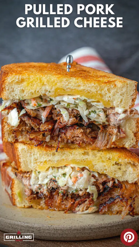 air fryer pulled pork grilled cheese