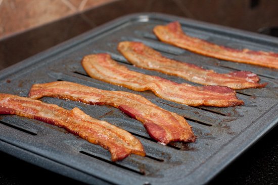 thick cut bacon baked in the oven