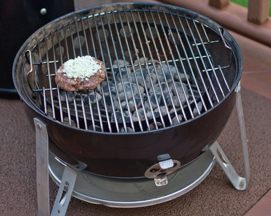 Using a Weber Smokey Mountain Smoker as a Tailgate charcoal grill - Grilling24x7.com