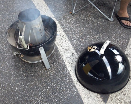 Using a WSM as a charcoal grill - Grilling24x7.com