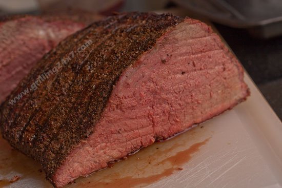 Maryland Style Pit Beef Recipe - Bottom Round on the Ugly Drum Smoker Sliced Thin