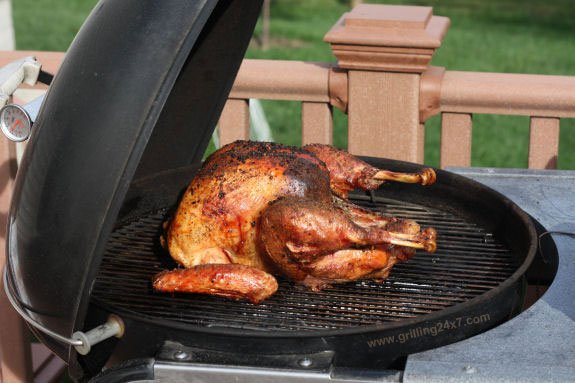 Butter Injected Grilled Turkey