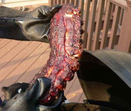 testing ribs for doneness