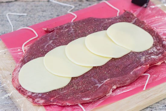Stuffed flank steak