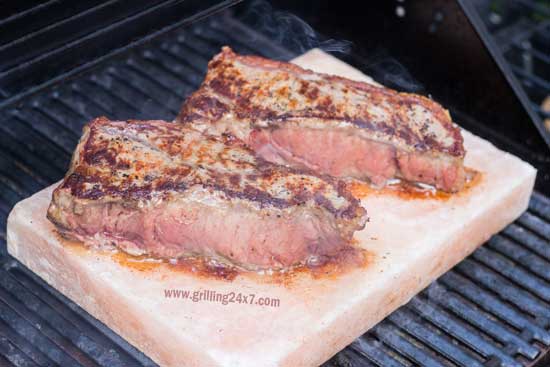 steaks on a salt block readjusted