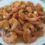 Steamed shrimp