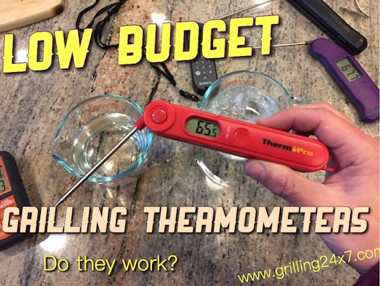 Low budget grilling thermometers - Check out the affordable versions of the Thermapen!