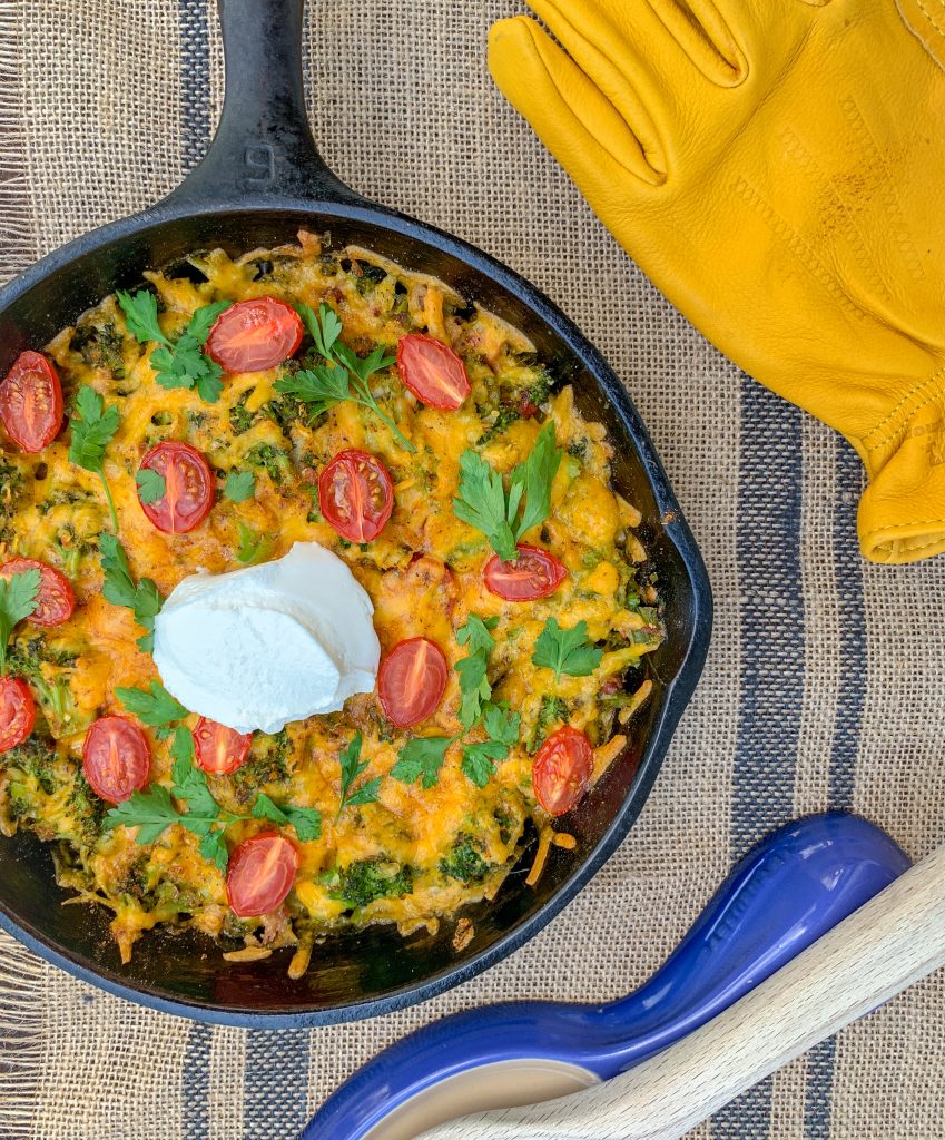 Bacon Cheddar Broccoli Bake