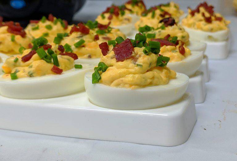 Taylor Pork Roll Deviled Eggs