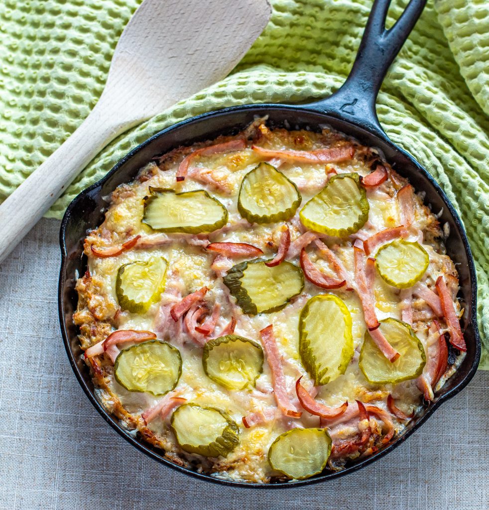 leftover pulled pork cuban casserole