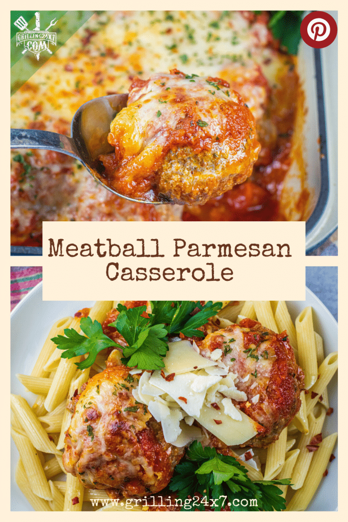 Meatball Parmesan Casserole Recipe