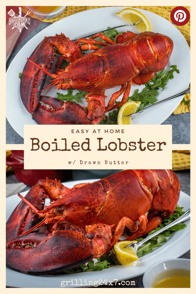 How to make boiled lobster with drawn butter at home