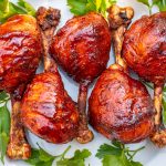 candied drumstick barbecue lollipops