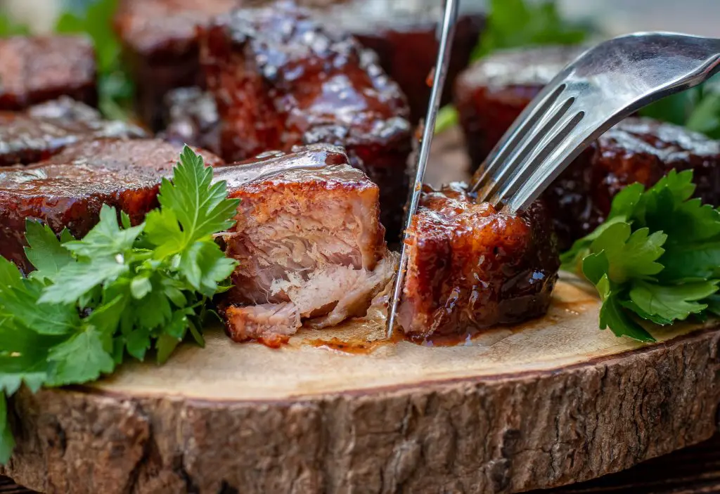 bacon burnt ends with slab bacon
