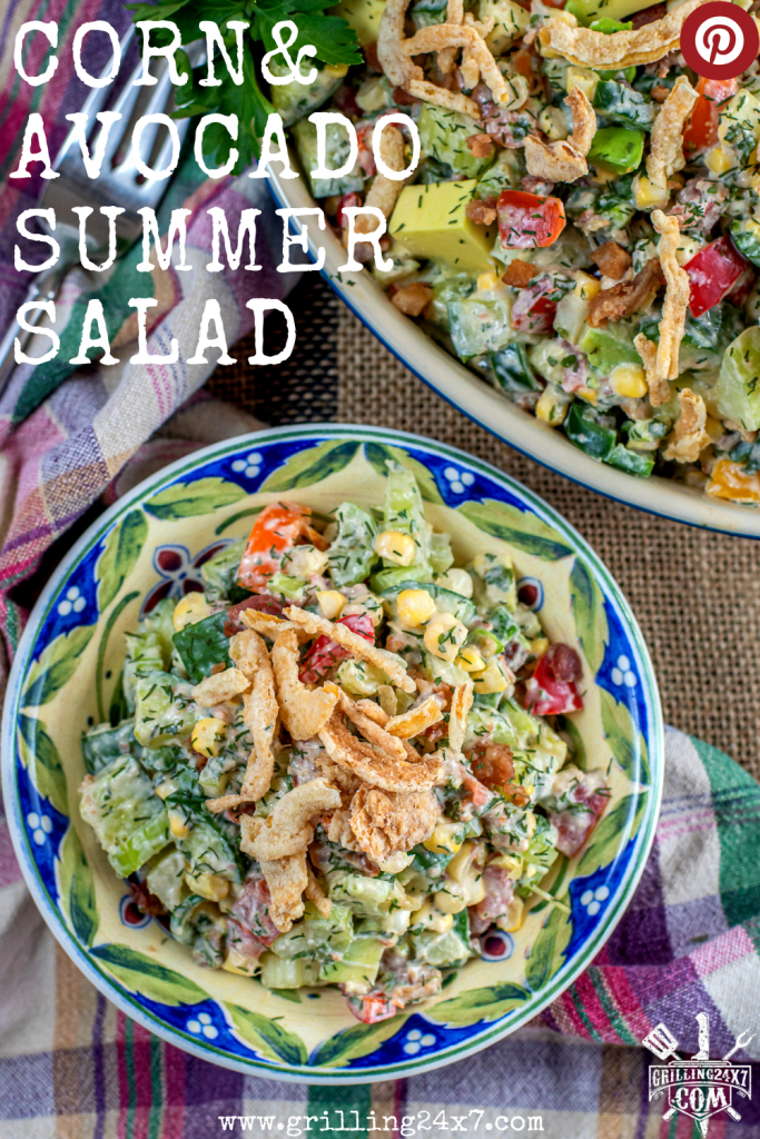 Corn & Avocado summer salad recipe