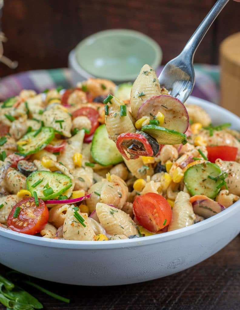 low fat healthy pasta salad recipe