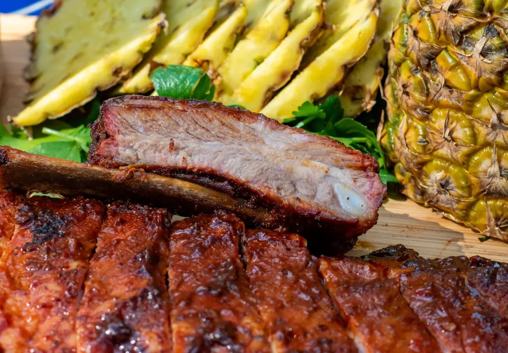 Sweet & Spicy Hawaiian Style Spare Ribs - Grilling 24x7