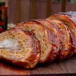 Smoked Pork Tenderloin Green Chile Fatty Bacon Wrapped