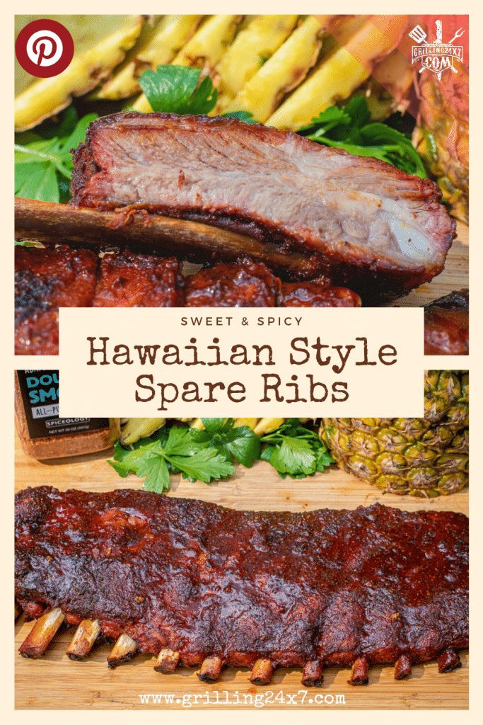 Hawaiian style spare ribs