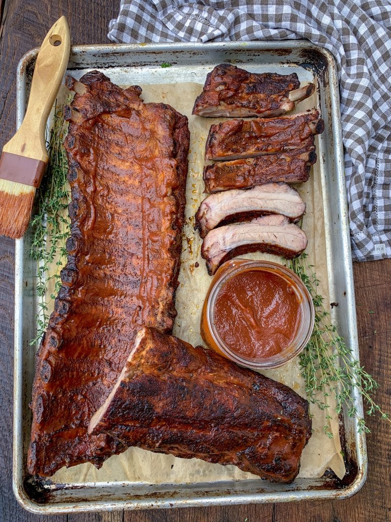 sauced baby back ribs