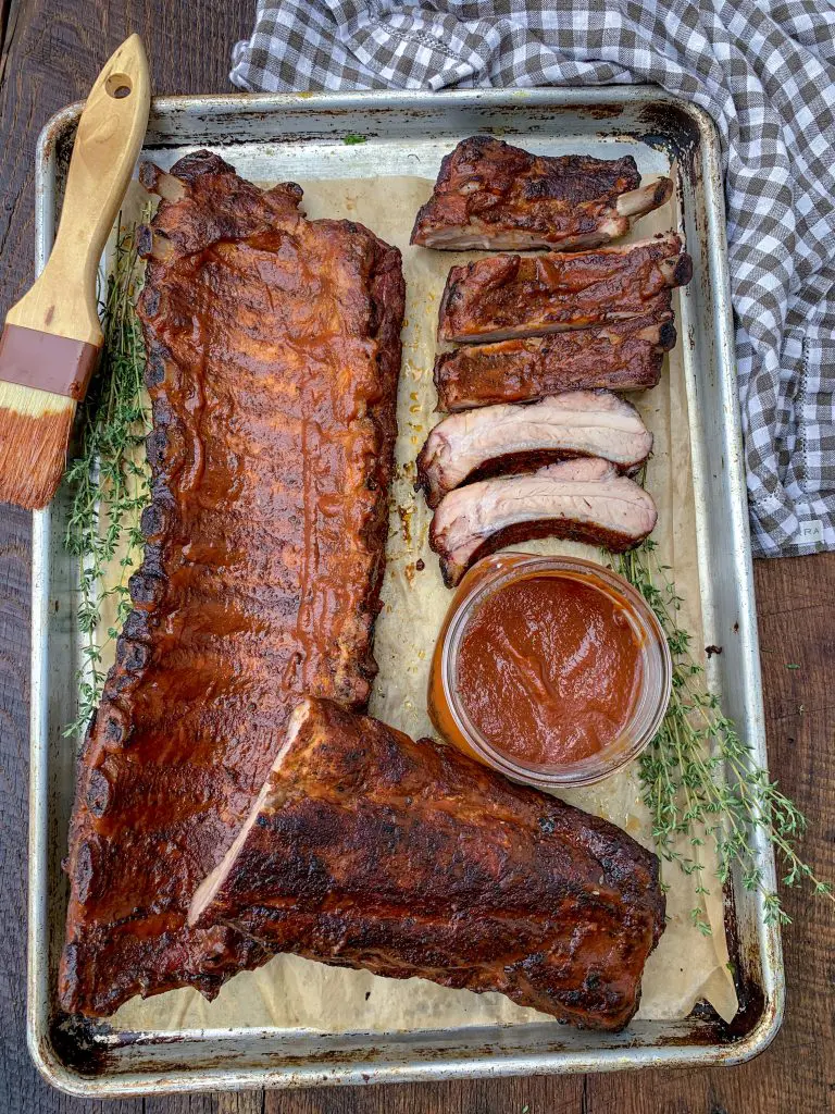 sauced baby back ribs