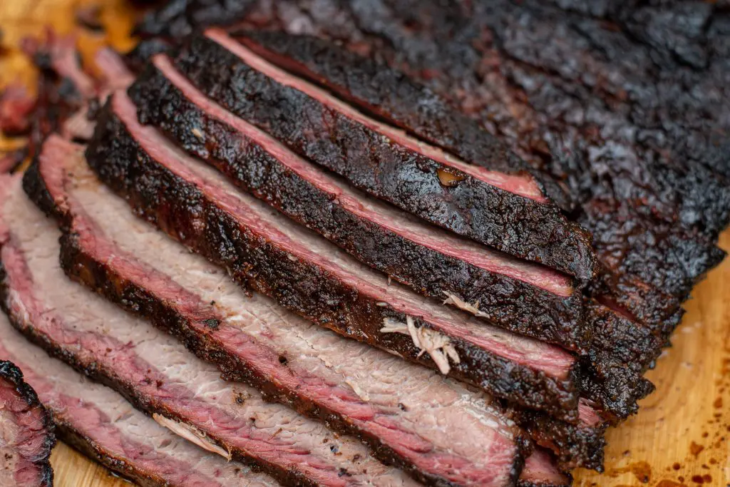 sliced beef brisket