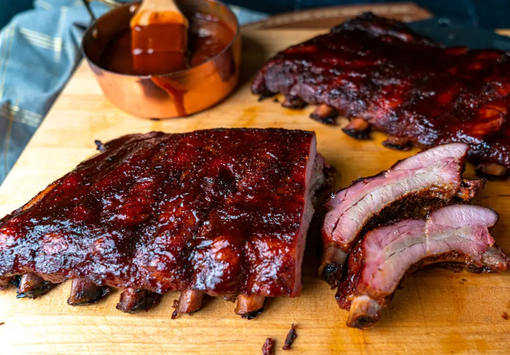 Prepping pork clearance ribs