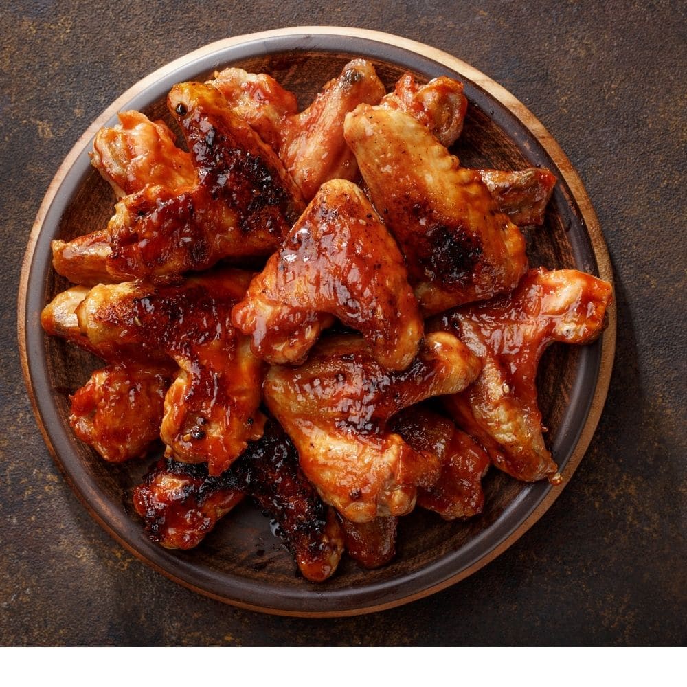 imperial stout beer bbq sauce recipe on chicken wings