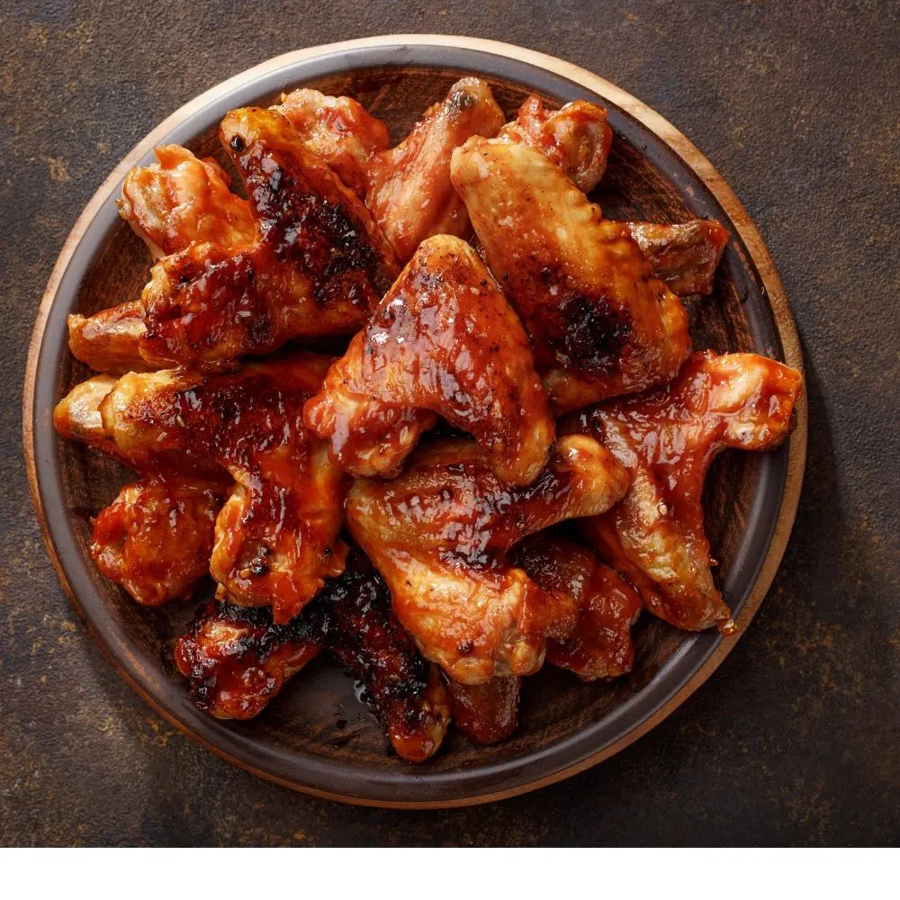 imperial stout beer bbq sauce recipe on chicken wings