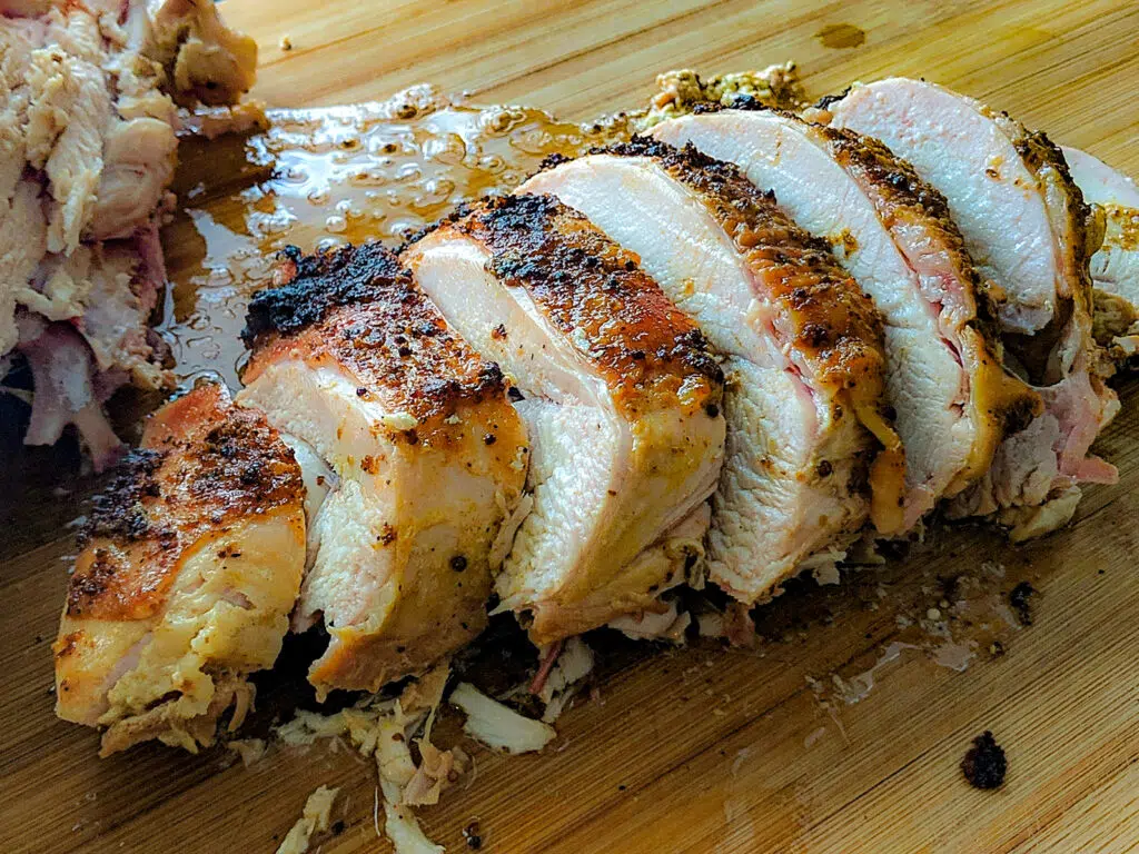 smoked turkey breast sliced