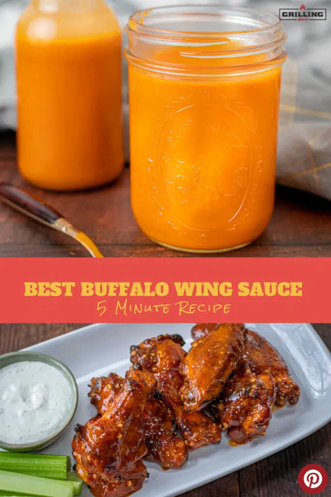 wings tossed in buffalo sauce made in 5 minutes