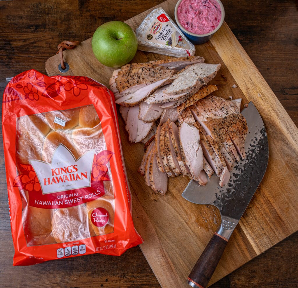 ingredients to make turkey sliders