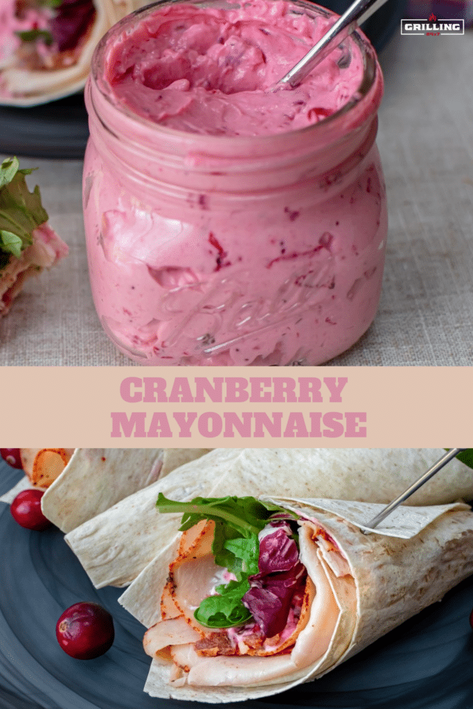cranberry mayo using leftover cranberry sauce