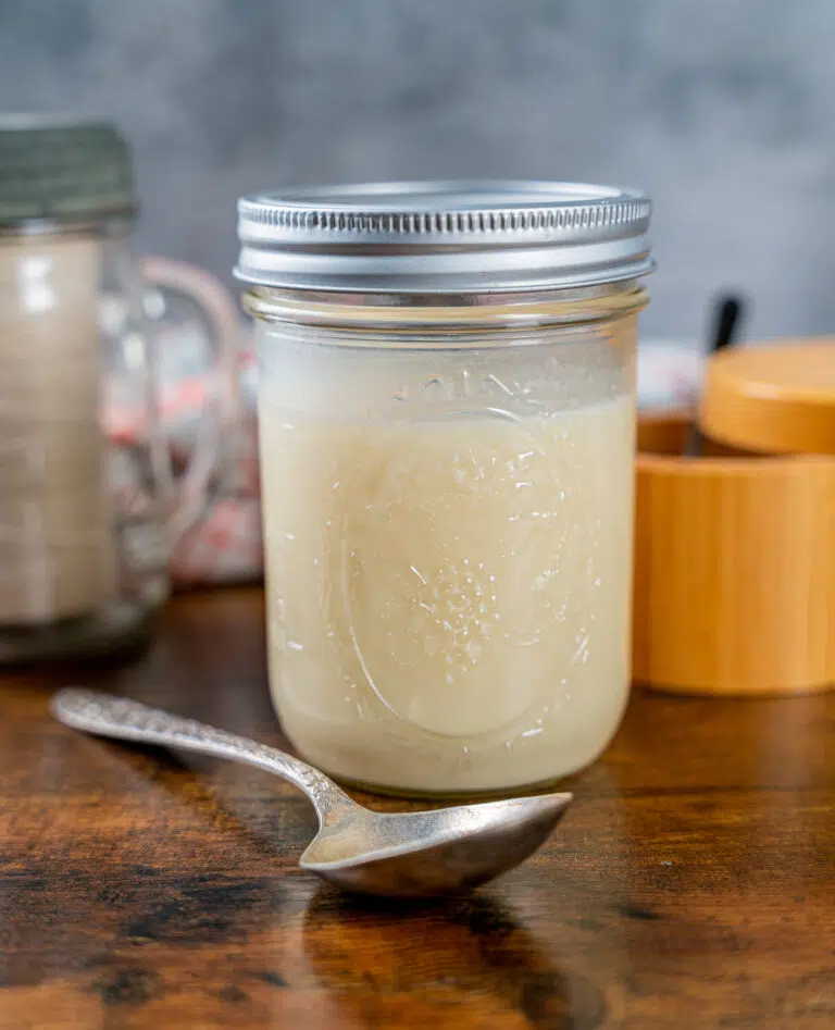 Homemade Beef Tallow in a jar
