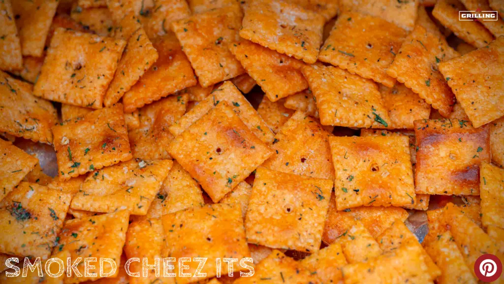 close up pic of smoked cheez its