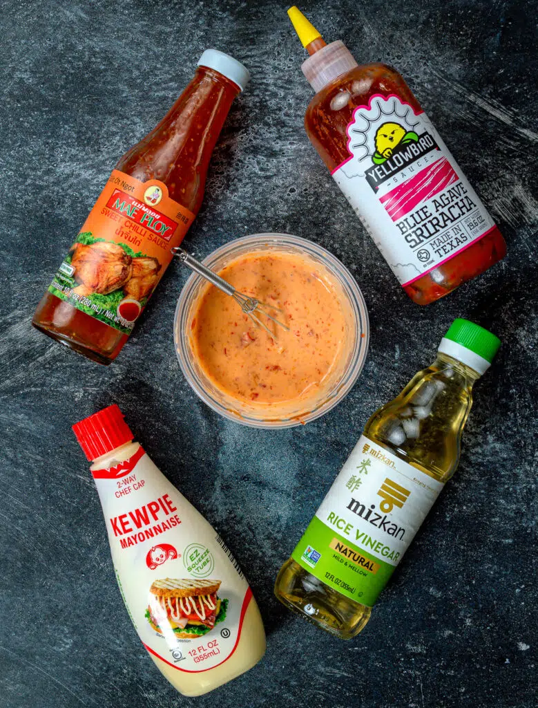 Ingredients for bang bang sauce
