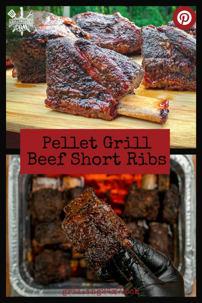 pellet grill beef short ribs