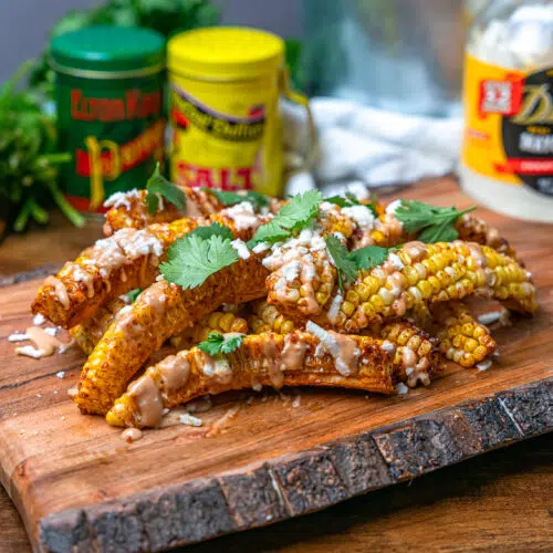 corn ribs with dukes mayo