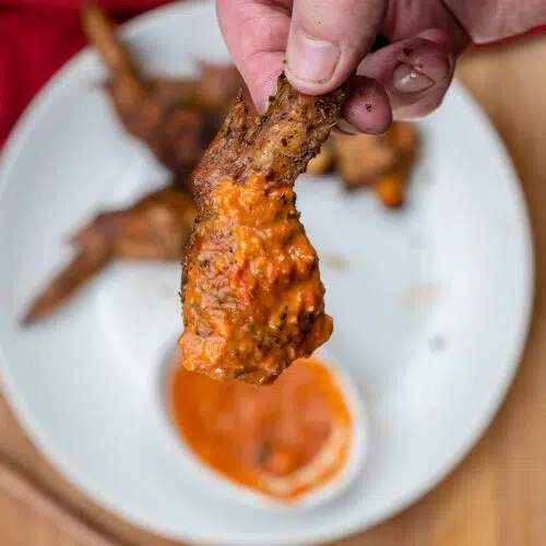 stuffed chicken part wings with vodka sauce