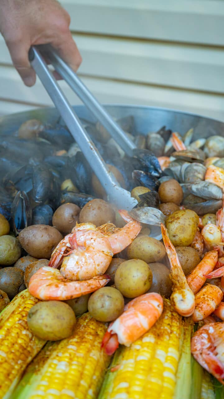 Steam Shellfish Chesapeake Seafood Steamer Pot - Grilling 24x7