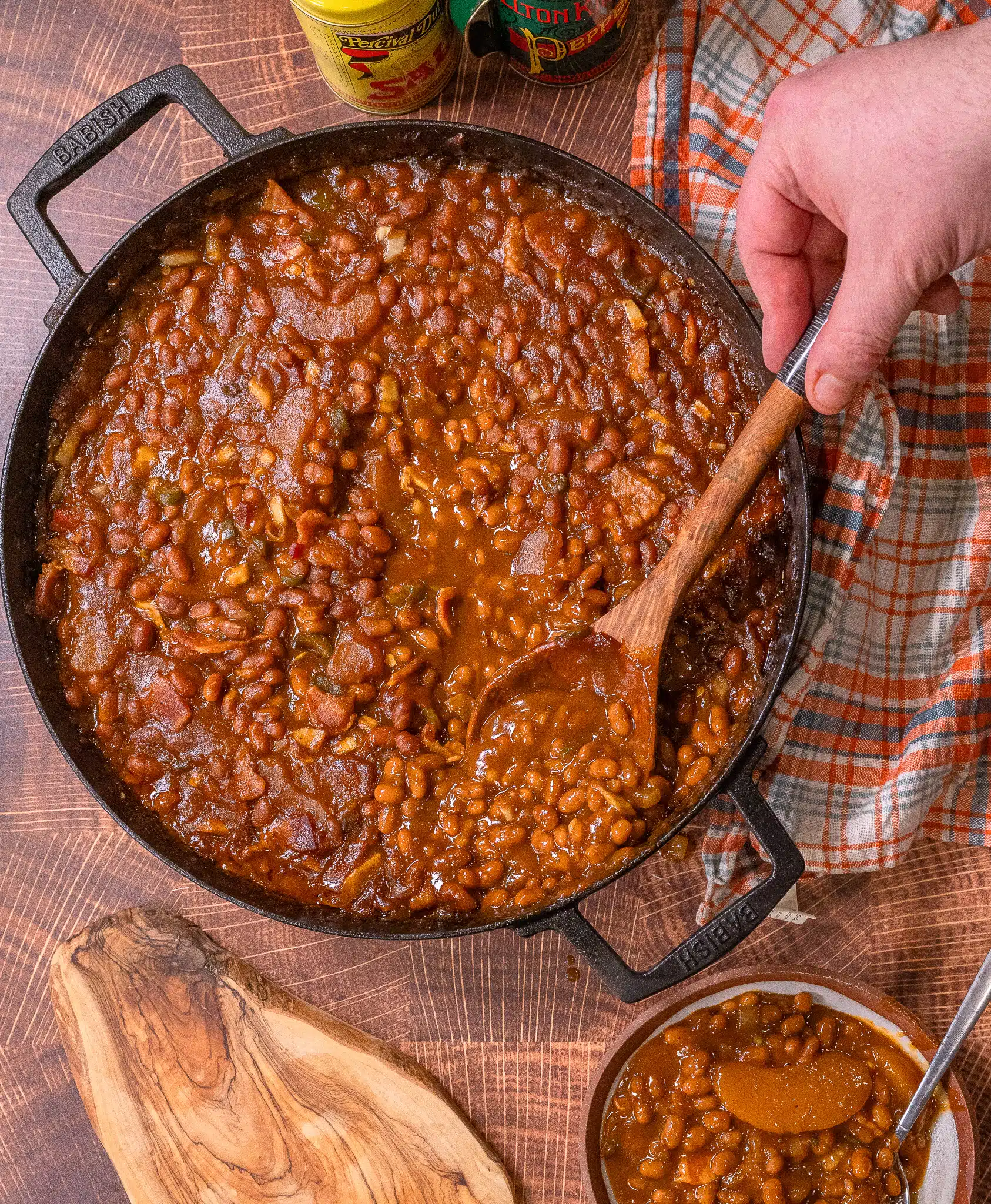 Apple Pie Baked Beans
