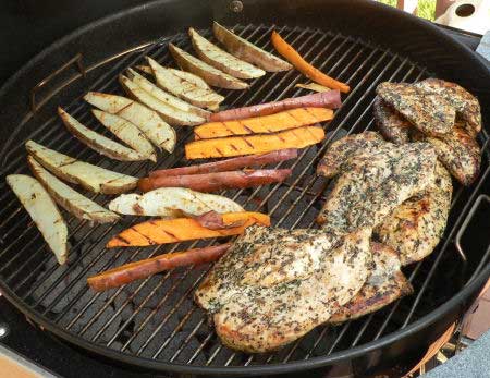 Juicy Grilled Chicken Recipe and method on the charcoal grill