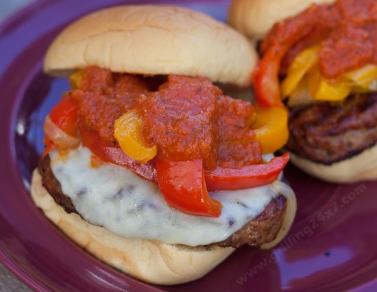 Italian Sausage Sandwiches with onions and peppers
