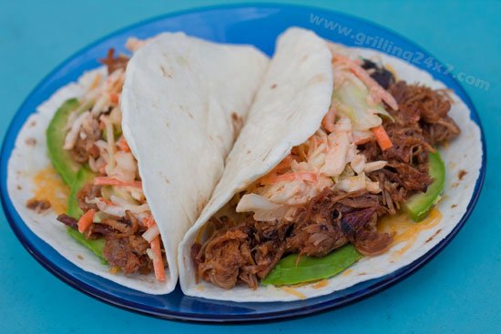 Pulled Pork Tacos with Spicy Sriracha Cole Slaw